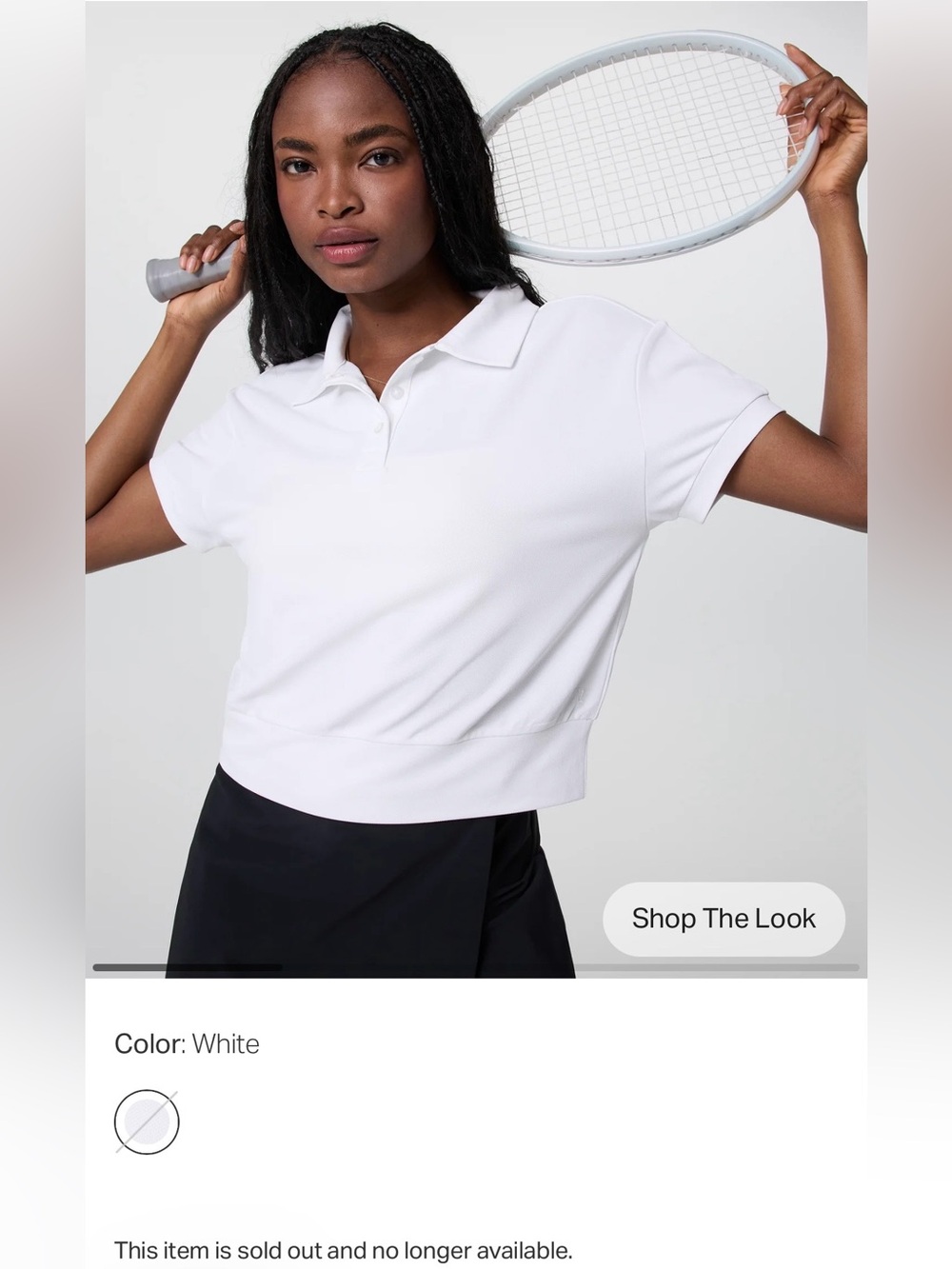 Vuori Sport Polo in White size small. Perfect condition, only wore once!